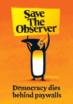 Leading actors, writers and cultural figures send messages of solidarity to help save the Observer