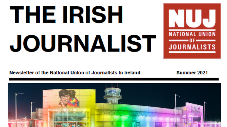 Cover: Irish Journalist Summer 2021