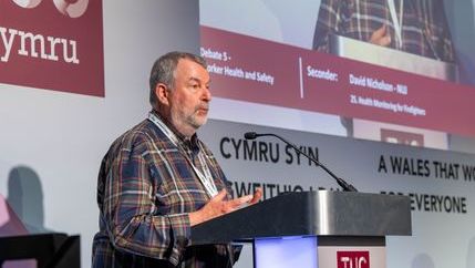 David Nicholson TUC Cymru congress