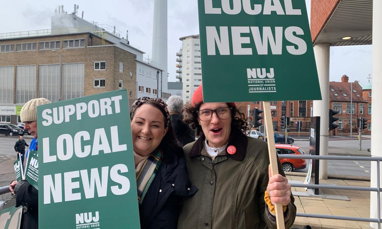 BBC Local Nottingham picket.jpg