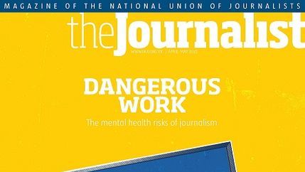 Cover: The Journalist April May 2021