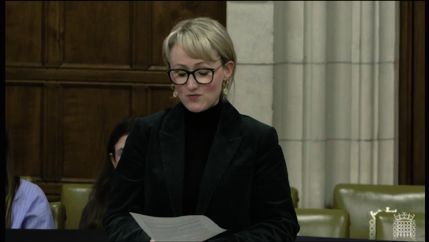 Rebecca Long-Bailey MP, NUJ parliamentary group chair, speaks at the future of local media debate