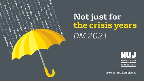 DM logo umbrella