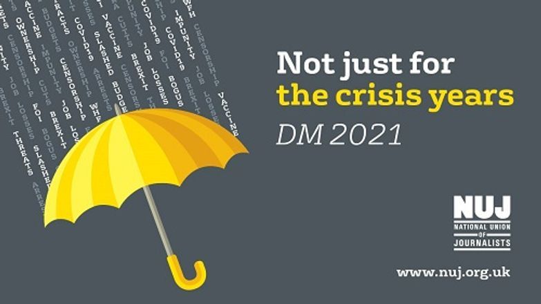 DM logo umbrella