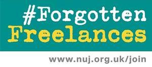 #ForgottenFreelances logo (green)