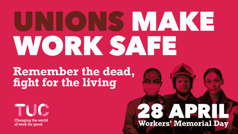 Workers' Memorial Day graphic