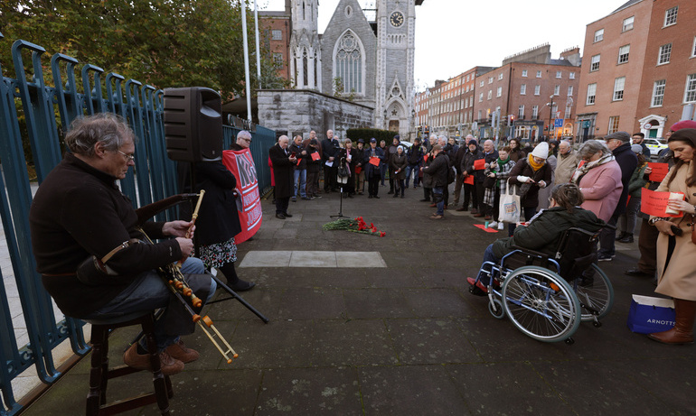 NUJ Vigil Dublin 