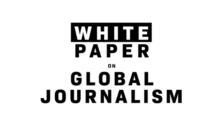 Cover: IFJ white paper on global journalism