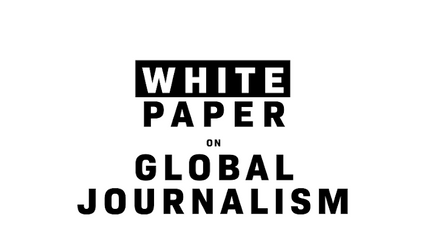 Cover: IFJ white paper on global journalism