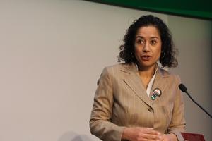 Samira Ahmed at the TUC Women's Conference 2020 Samira Ahmed at the TUC Women's Conference 2020