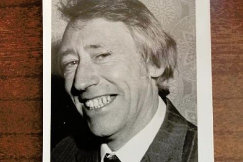 Black and white family photo of Roy Jones