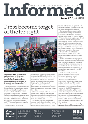 NUJ Informed, Issue 27, April 2019