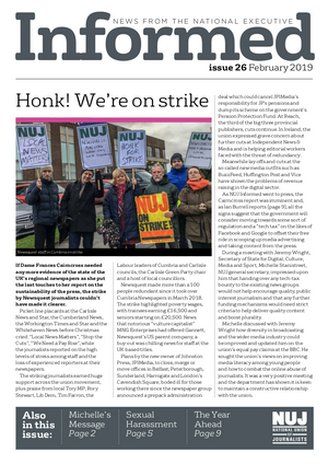 NUJ Informed, Issue 26, February 2019