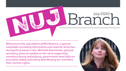 Cover: NUJ Branch July 2020