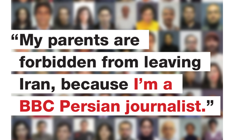 Image: BBC Persian Service campaign poster (parents)