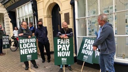 Bullivant picket line day 4 with Greg Chance