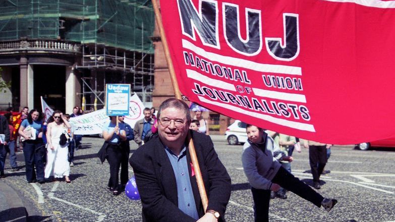 Martin O'Hgana NUJ May Day 2001 