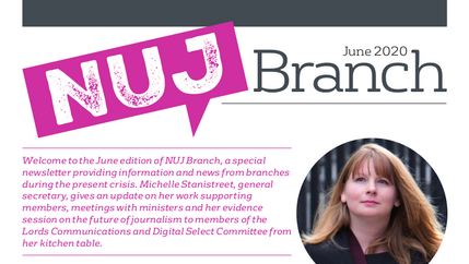 Cover: NUJ Branch June 2020