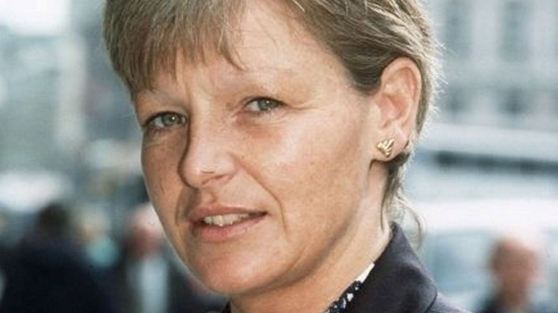 Head profile of Veronica Guerin.