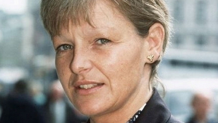 Head profile of Veronica Guerin.