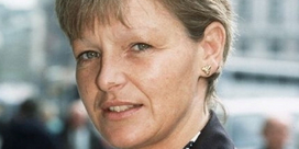Head profile of Veronica Guerin.