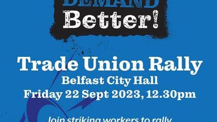 Trade union rally