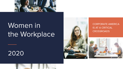Cover: IWD Women In The Workplace report
