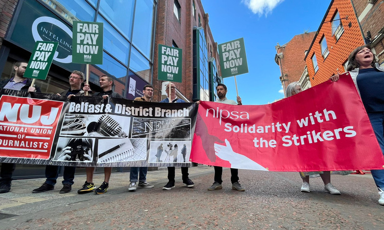 Belfast Reach strike solidarity