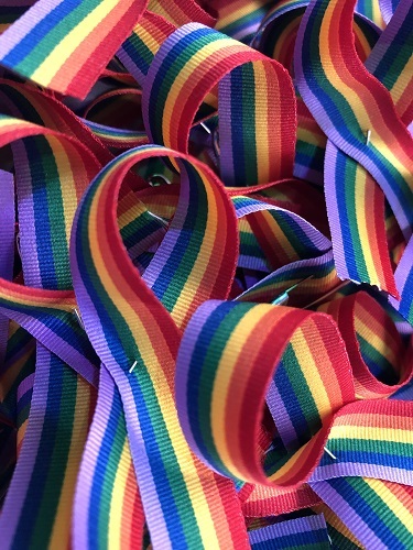 LBGT+ ribbons