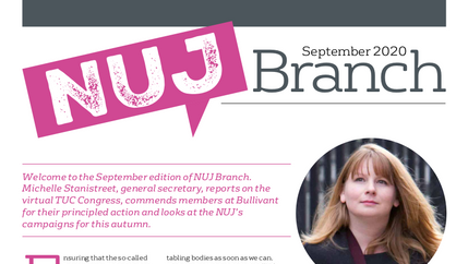 Cover: NUJ Branch September 2020