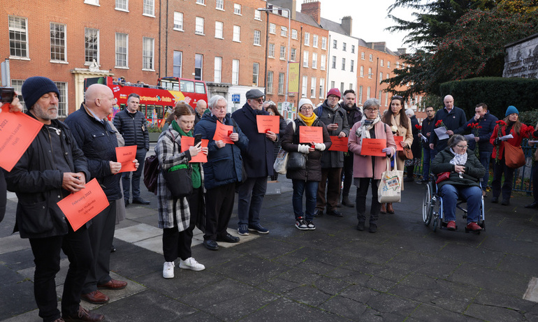 Slain journalists vigil 2023, Dublin 