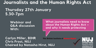 What journalists need to know about the Human Rights Act – and why it needs protecting