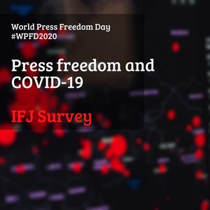 IMAGE: IFJ Press Freedom and Covid-19 survey