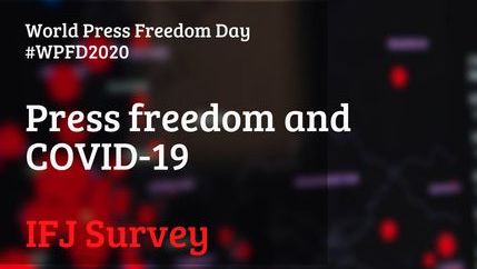 IFJ Press Freedom and Covid-19 survey image