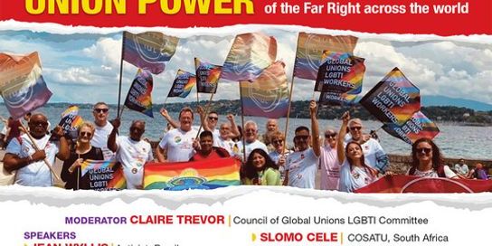 Webinar: 'Fighting back builds union power' on how unions are responding to the anti-LGBTI agenda