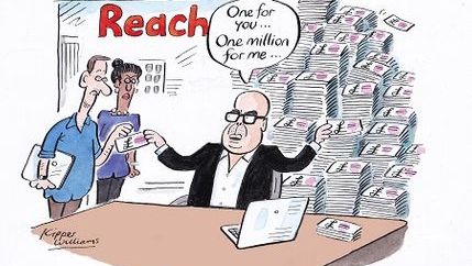 Reach strike cartoon, one for you