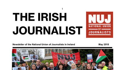 Cover: irish Journalist May 2018