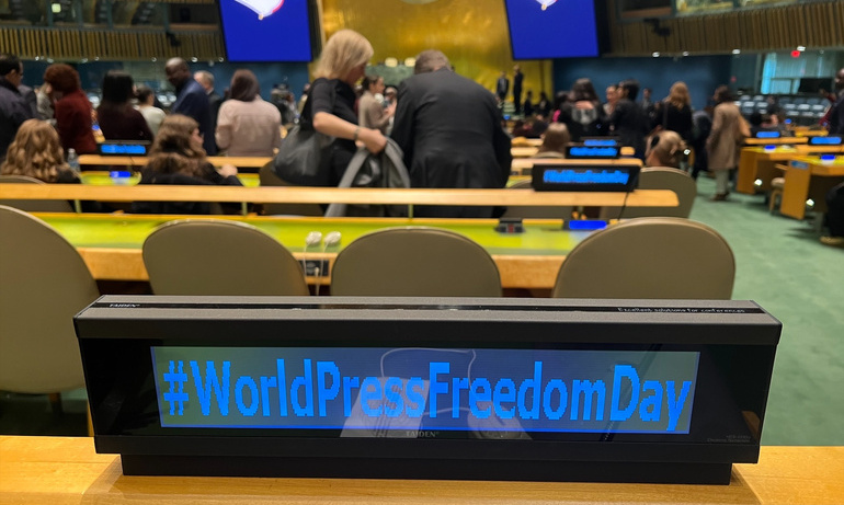 UNESCO world press freedom day event 