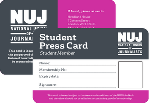 Student press card