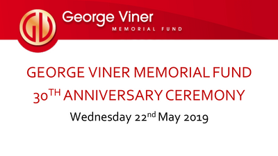 George Viner Memorial Fund scholars 30th anniversary
