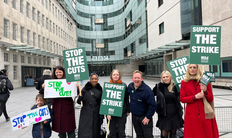 London broadcasting house bbc local picket.jpg