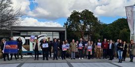 NUJ members at RTÉ,Dublin