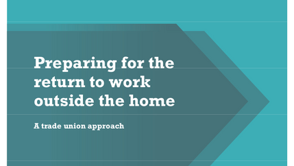 Cover: Preparing for the return to work outside the home