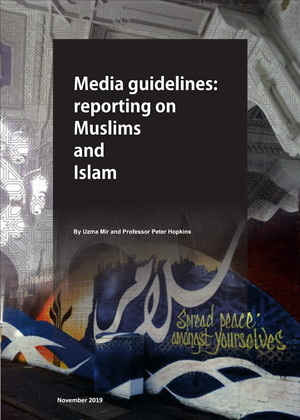 Cover: Media guidelines: reporting on Muslims and Islam report