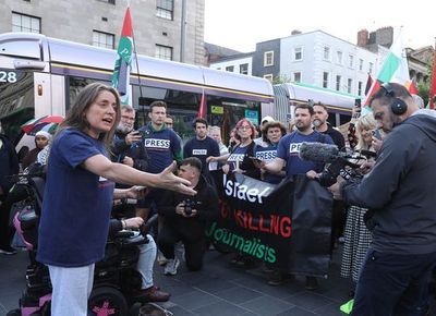 NUJ members hold vigils and protests for colleagues killed in Gaza
