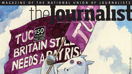 Cover: The Journalist October November 2018