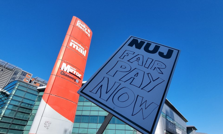 Daily Record and Mail Reach strike Glasgow