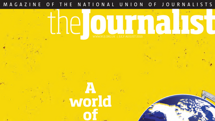 Cover: The Journalist july August 2019