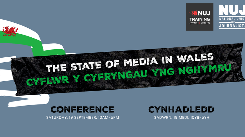 The State of Media in Wales - bilingual banner
