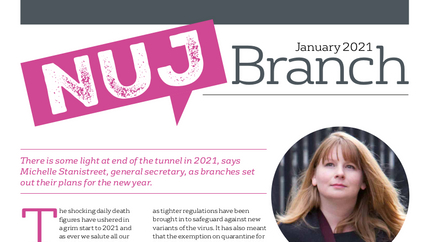 Cover: NUJ Branch January 2021